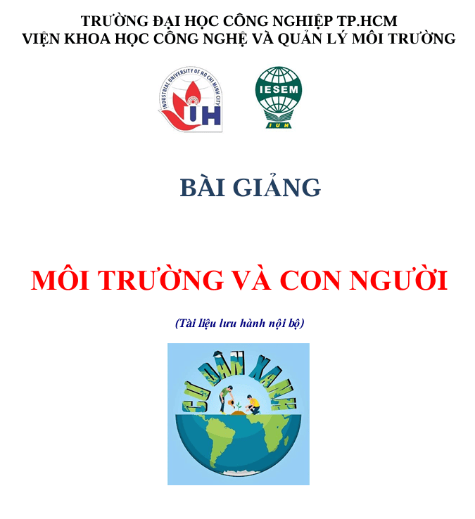 Giáo Trình Môi Trường Và Con Người