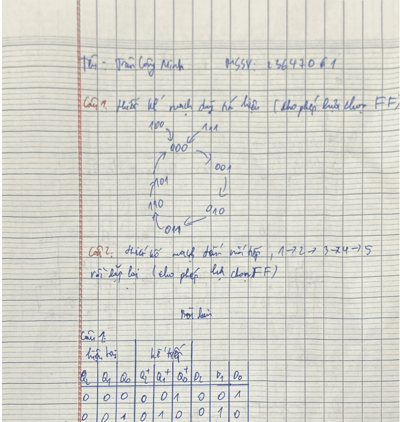 Giải Tay Bài Tập - Kỹ Thuật Xung Số